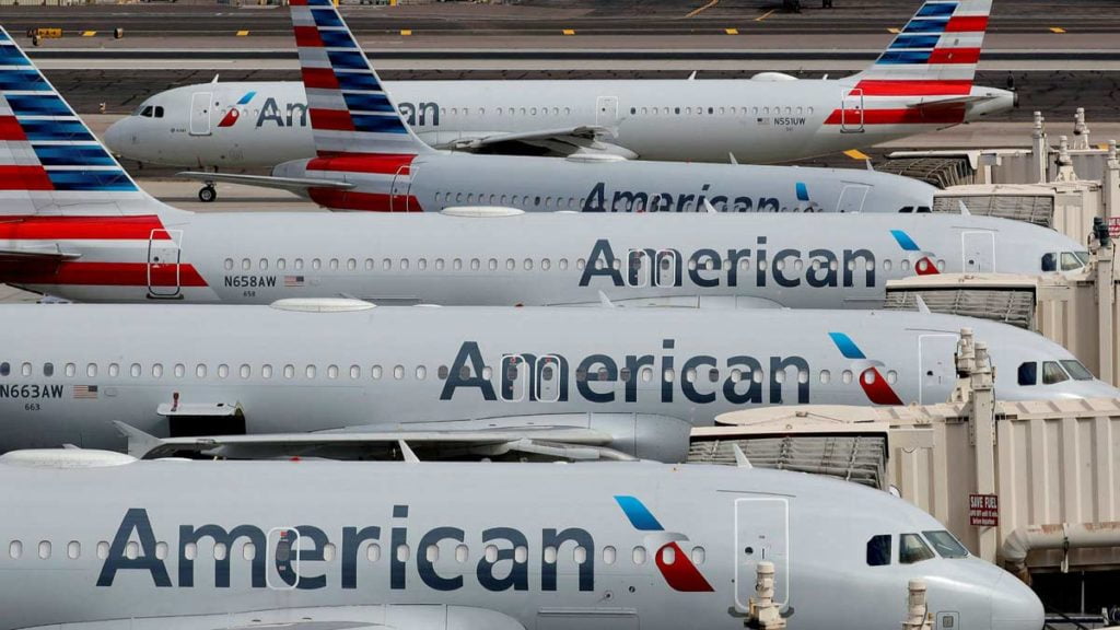 Armada Penerbangan American Airlines Yang Menganggur